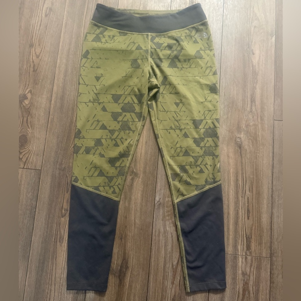 The North Face FlashDry Women’s Leggings Green/Black L – Running Hiking